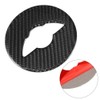 Carbon Fiber Steering Wheel Decoration Trim Decor Emblem Fit for