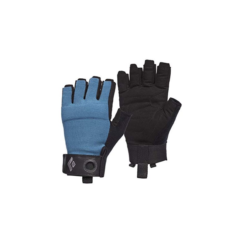 Black Diamond Guanti da arrampicata unisex Crag Mezze dita, Via