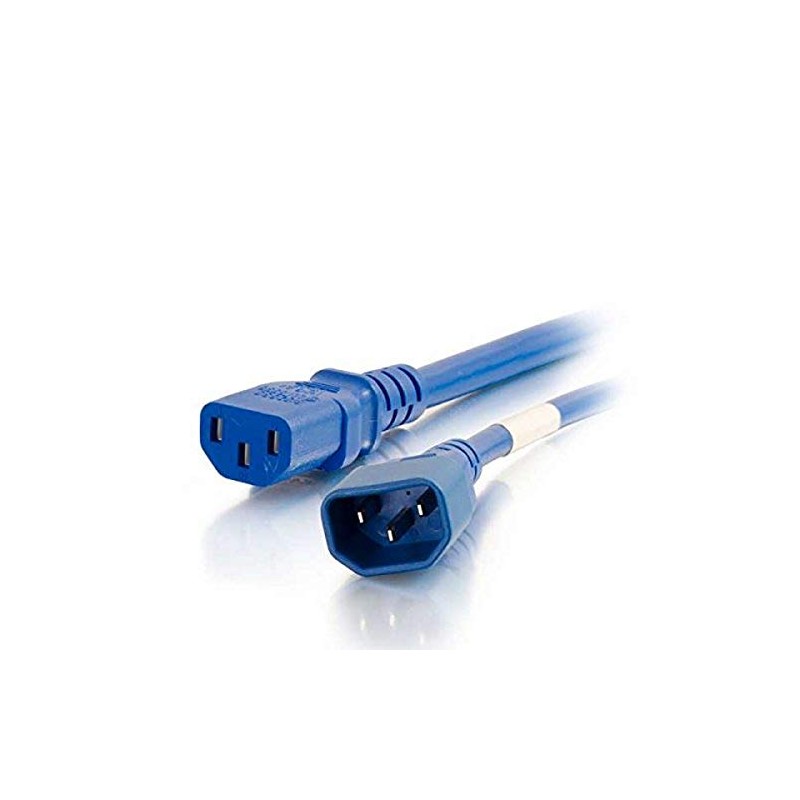 C2G Power Cord, Short Extension Cord, Power Extension Cord, 14