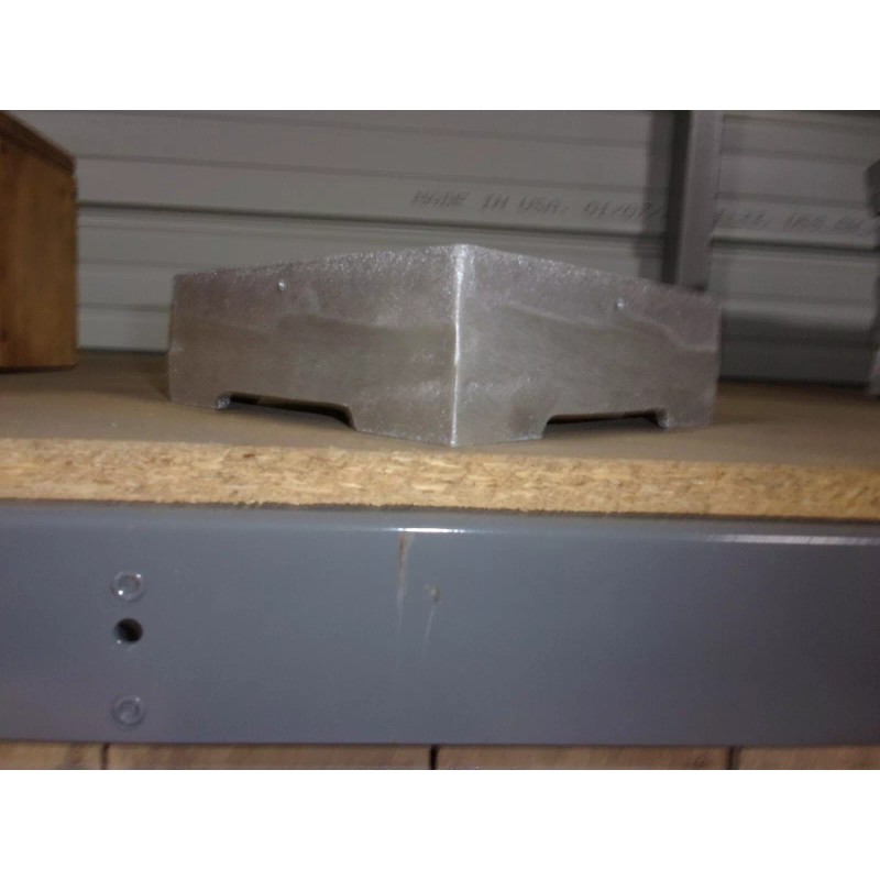 Ben Douglas Foundry Post Base, Anchored 8x8 Heavy Cast Aluminum