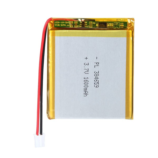 YTKavq 384659 - Batería de ion de litio (3,7 V,