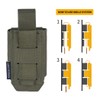 IDOGEAR Tactical Flashlight Holder Molle flashbang Pouch Magazine Pouch Multi-Purpose
