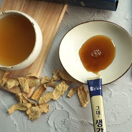 미식한가 그대로 생강 생강청 스틱생강 20ml 30포 Gourmet Fresh Ginger Ginger Syrup Stick Ginger 20ml 30 Pack