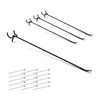 HUHOLE Black Pegboard Hooks 12 Inch, 25PC, Heavy Duty Peg