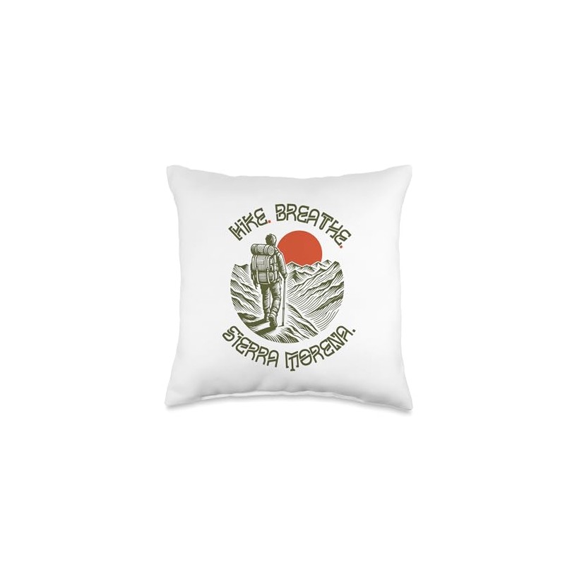 Mountaineering - Sierra Morena Throw Pillow