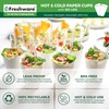 Freshware Coffee Cups 20 oz [100 Pack] Disposable Paper Cups