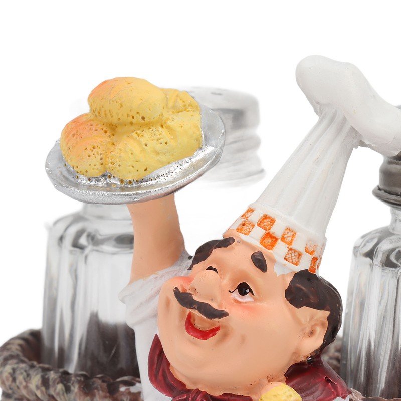 Chef Stature Holder Decorative Synthetic Resin Ingenious Vivid Chef Figurine