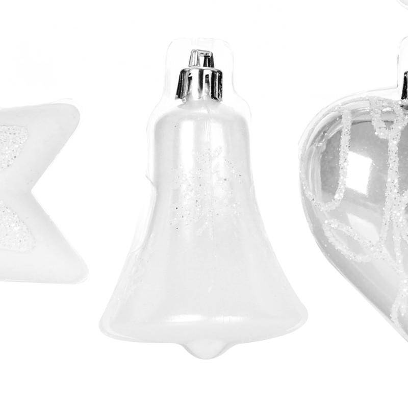 com-four® Christmas Tree Decorations - Christmas Tree Baubles In Different