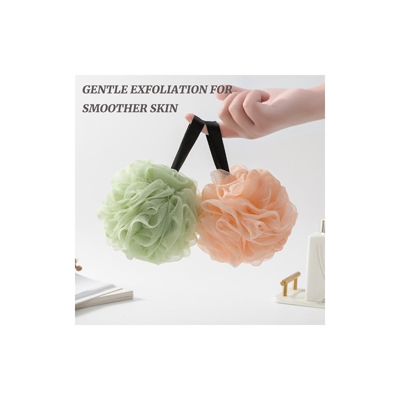 Esponjas Lufa Ducha Exfoliantes Corporales Hombres Mujeres Paquete Unidades Color