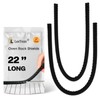 Extra Long Oven Rack Shields 22 Inch, 2 Pack Heat