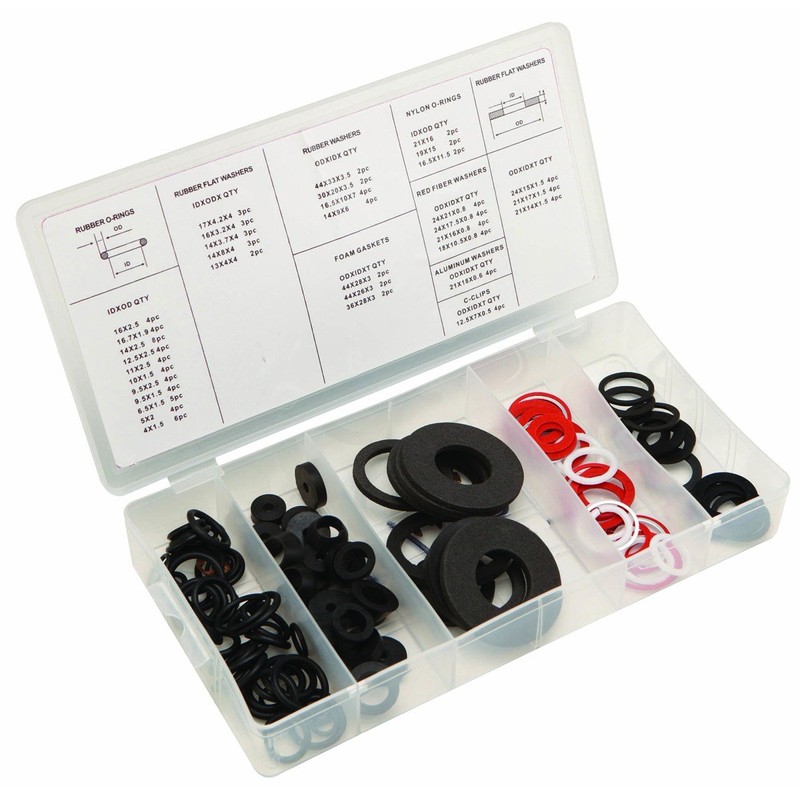 125 Piece Tap Reseater Washer Assortment