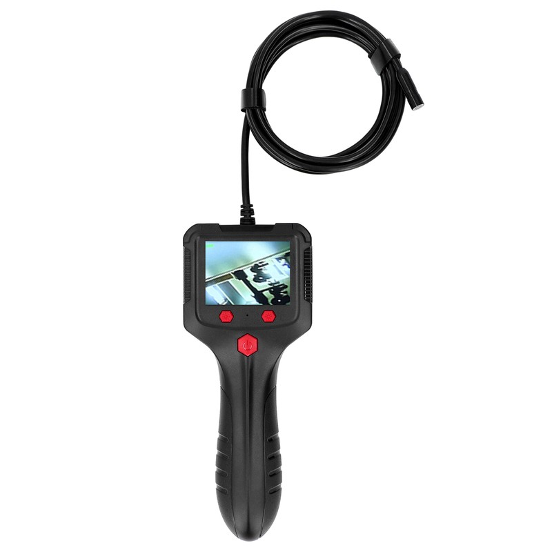 Handheld Endoscope 2.4in HD IPS LCD Screen Waterproof Lens Flexible