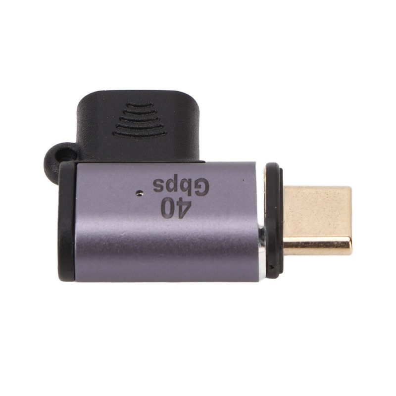 Magnetic Type C to Type C Adapter 24pin Elbow PD100W