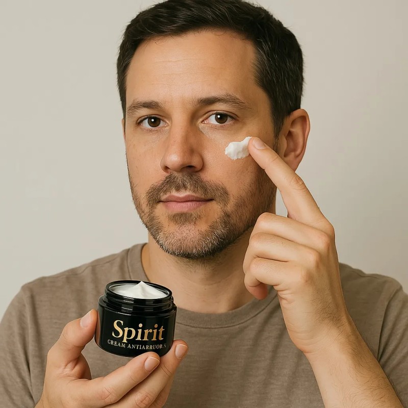 Crema Aclarante Hombre Para Manchas Y Arrugas, Natural