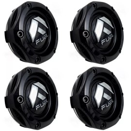 Fuel Offroad Wheels Gloss Black Custom Wheel Center Cap # 1003-46GB (4 CAPS) NEW
