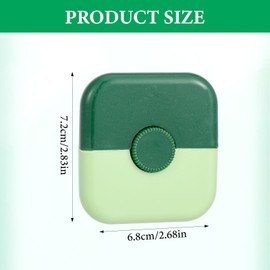 Mabor 2Pcs 2 in 1 Split Ends Hair Trimmer, Razor Combs for Hair Cutting Women, Double-Sided Manual Trimmer Combs, Green & Gray