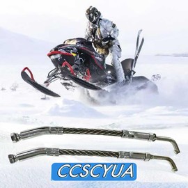 Ccscyua 1 Pair Snowmobile ice Scraper for Both Reverse and Non-Reverse Gears 1201-DF Universal Track Heights 2-1/2’’