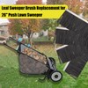 EAGWON 12.2" Lawn Sweeper Brush Replacement for 26" Lawn &