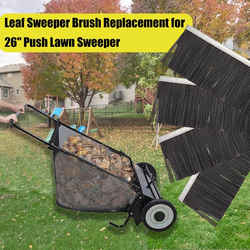 EAGWON 12.2" Lawn Sweeper Brush Replacement for 26" Lawn &