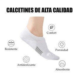 JUGLUTE Calcetines Mujer 12 Pares, Antideslizante y no Abrasivoapto para Yoga Deportivo, Tines Cortos de Corte Bajo, Calcetines Hombre (Multicolor)