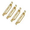 LFWATAXY 4PCS Chinese Style Cabinet Pull Handles, Drawer Pulls, Closet