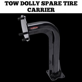 Roadmaster 2000-7 Tow Dolly Spare Tire Carrier fits Any Tow Dolly with 3" Square Tube Tongue | Mount is Designed to fit 5 Lug Wheels with 4.5" Bolt Circle | Made in USA | Black Powder Coat Finish