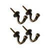 SISI UK® 4 Pack Curtain Tie back Hooks U Ball