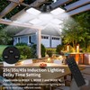 Aqonsie Solar Shed Light Indoor Outdoor, 176LED Solar Powered Pendant