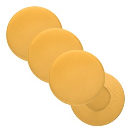 sourcing map Round Bar Stool Covers, 4 Pack Round Seat Cover Dia.11-14", High Stretchy Circle Stool Cover for Chairs Stool Slipcovers, Gold