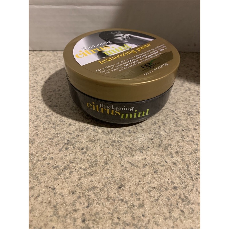 OGX Mens Texturizing Paste, Thickening Citrus Mint, 4oz Discontinued