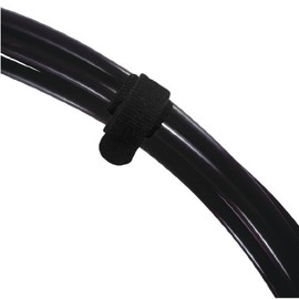 Rip-Tie Lite 1/2x8" Light-Duty Strap, 10/Pack, Black
