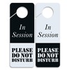 Do Not Disturb Sign -In Session, Door Hanger 2 Pack,