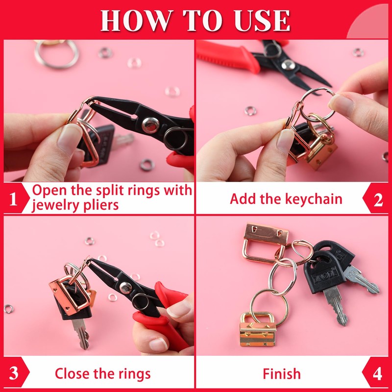 GOLD DEER Split Ring Pliers Small Handicrafts Send Ring Beads