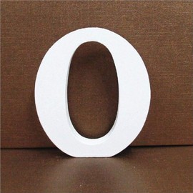 Toifucos Wooden Letter English Alphabet A-Z DIY Craft Ornaments for Home, Weddings, Birthdays, Parties, Decoration Accessories, White - 1 Piece