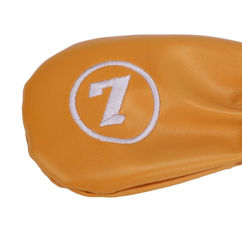 9pcs Golf Club Cover PU Leather Stylish Portable Golf Head