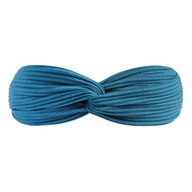 scicent Hairband 1 Pack Headbands for Women Stretchy Head Band Fashion Women's Turban Hair Bands Yoga Workout Head Wraps Elastic Hair Accessories for Girls (dark blue)