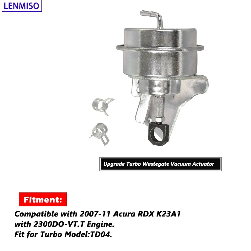 Upgrade Turbo Wastegate Vacuum Actuator Compatible with 2007-2011 Acura RDX