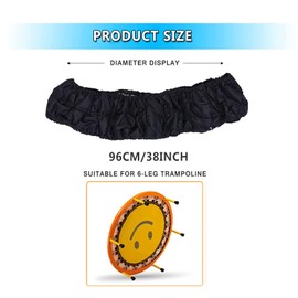 Abiphop Trampoline Cover 36 38 40 48 inch (38in-6legs)