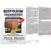 Rust-Oleum 7210502 Stops Rust Hammered Finish Paint, Quart, Gold
