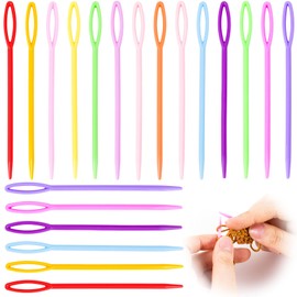Alpinleux 20 Pcs 3.54'' Yarn Needle, Needle Threaders for Hand Sewing, Plastic Tapestry Needle, Large Eye Crochet Needle, Darning Needles for Yarn, Sewing (Multiple Colors)