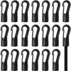 Shock Cord Snap Hooks LUORNG 20PCS 1/4 inch to 5/16