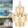 Swimming Pool Spa Copper Spray Nozzle Garden Water Fountain Sprinkler