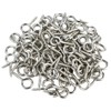 Wobe 100pcs Small Screw Eye Shape Hanging Screw Hooks 1"