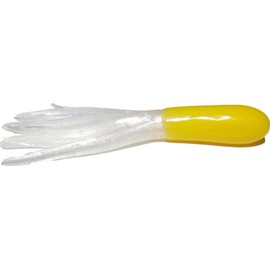 Big Bite Baits 15CRTU13 Crappie Tube, 1 1/2',Yellow/Pearl, 10-Pack