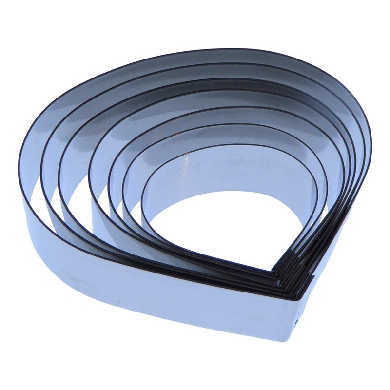 Ranunculus sugarcraft Cutter Set - Stainless Steel - Made in