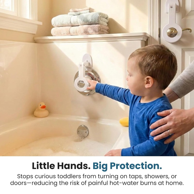 Jokari Child Safety Guard Multi-Use Lock for Sink, Shower, and