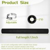 2" ID Straight Coolant Radiator Hose, 12” Length, Heavy-Duty 3-Ply