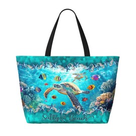 Beach Bags for Women Beach Tote Bag Waterproof Sandproof Large Pool Bags and Totes with Zipper