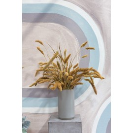 Kendal Collection Ceramic Vase | Modern Pot Decor for Home or Office l Indoor and Outdoor Planter for Any Event Decorations (4.5"x 8" (Grey) 97525.75)