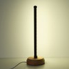ANLAIBO Modern Led Wood Table Lamp, 3-Color Temperature Bedside Lamp,Bedroom